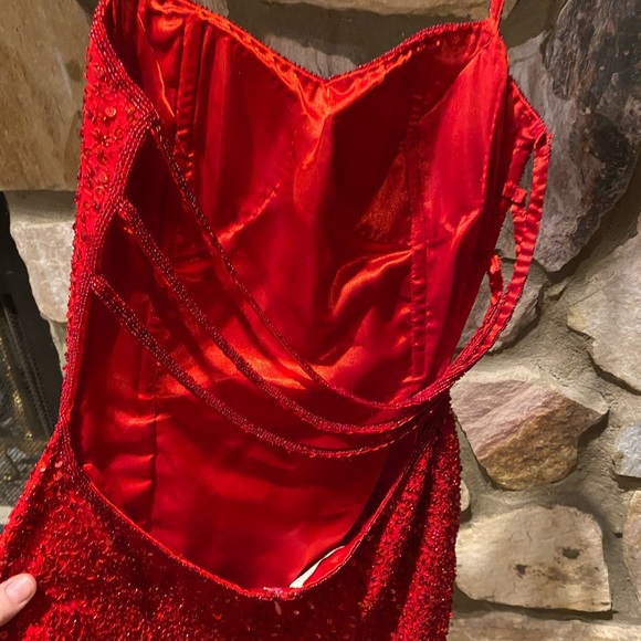 Precious Formals Sequined Dance / Party Dress - Picture 3 of 8